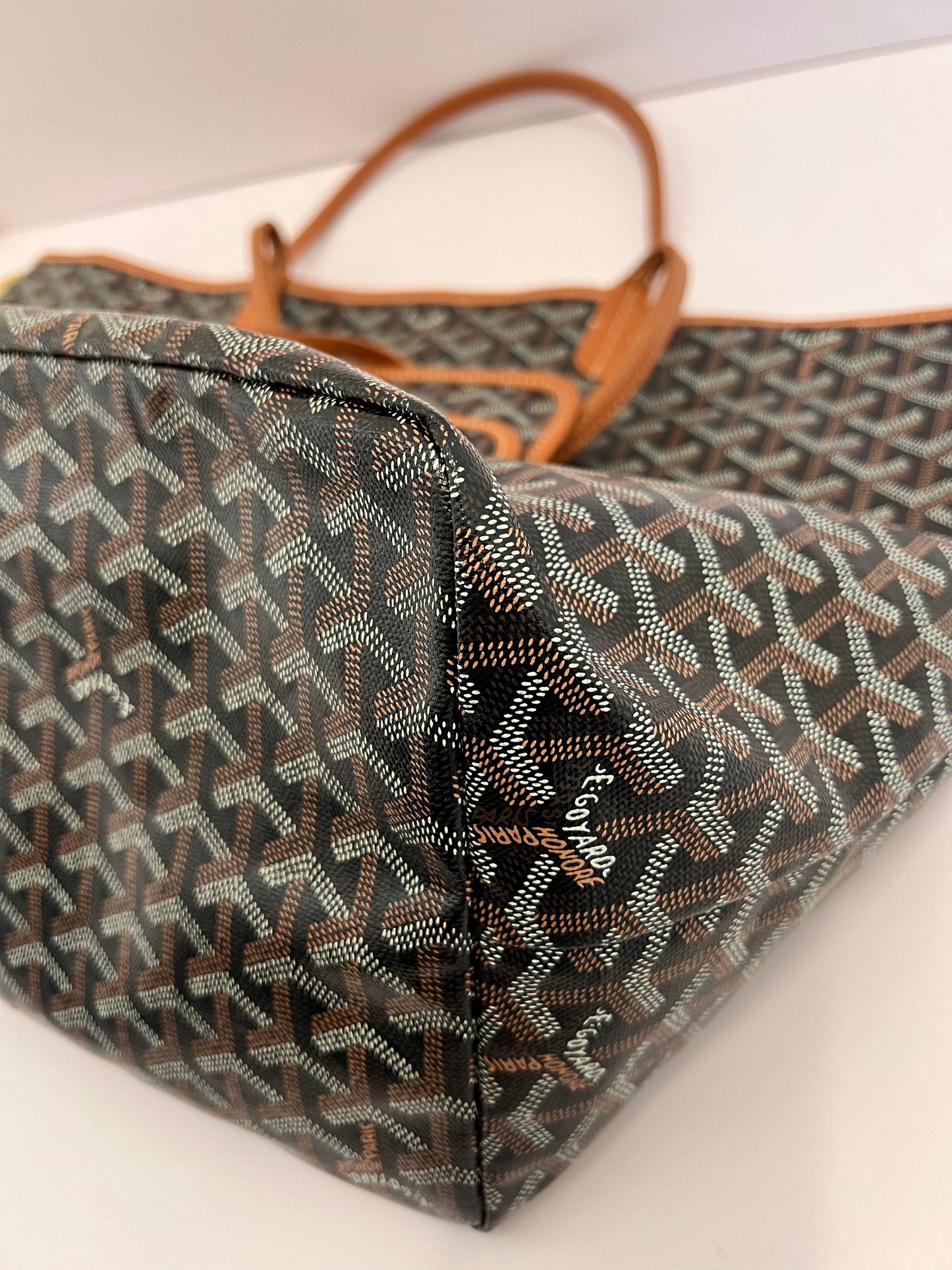 Goyard Saint Louis Tote Coated Canvas GM