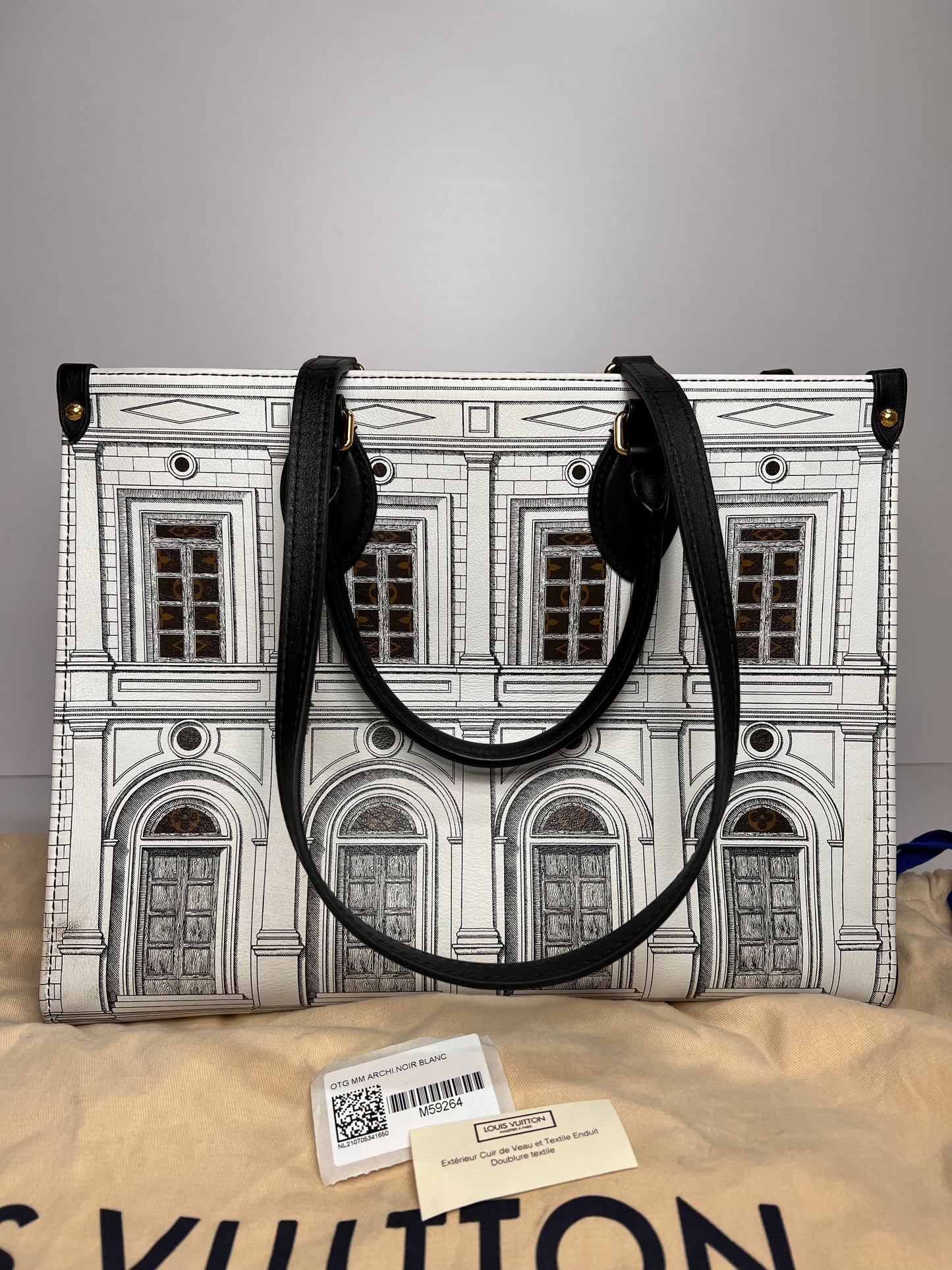 Louis Vuitton x Fornasetti OnTheGo MM